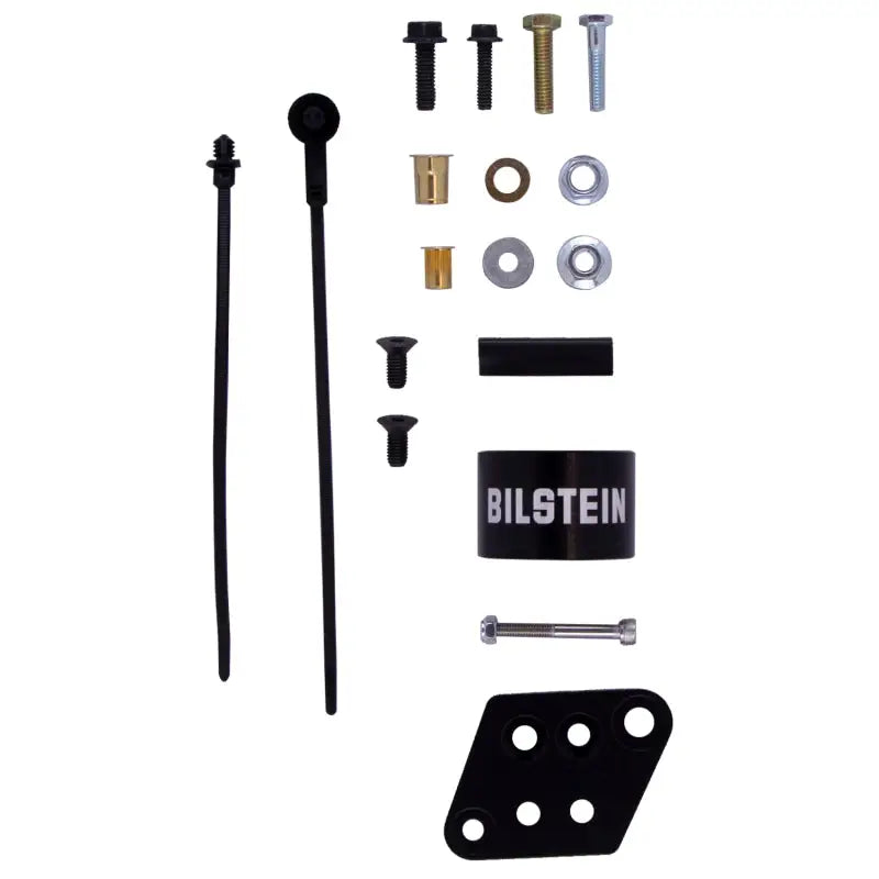 Assortment of hardware for Jeep Wrangler shock absorber 46mm monotube shock upgrade