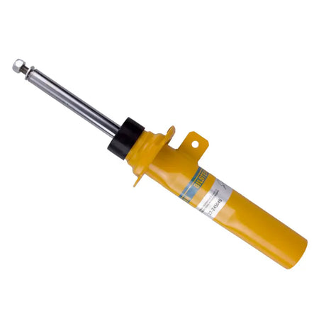 Yellow Bilstein shock absorber for Mini Cooper left twintube strut assembly