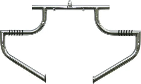 Chrome motorcycle crash bar for Lindby Linbar Engine Guard and Linbar Engine Guard