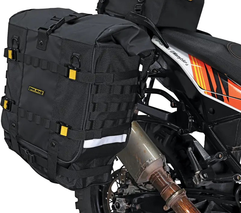 Trails End Adv Saddlebags 25l Per Bag Black - NELSON-RIGG