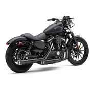 3" Rpt Slip Ons Black Sportster 14 22 - COBRA