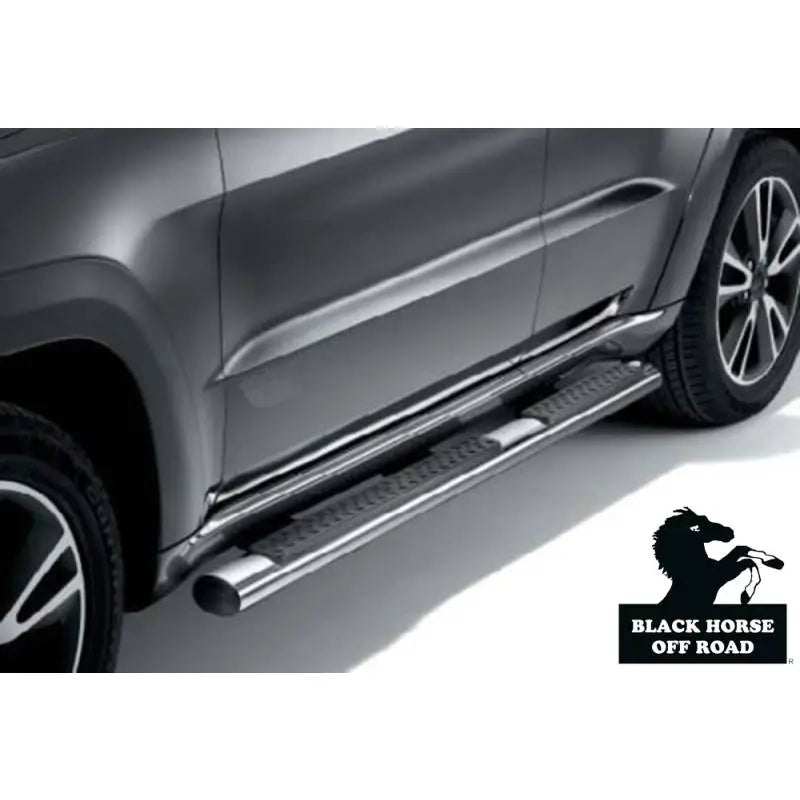 Black Horse Mirror Polish Finish Nerf Bar 9B080203Ssov - 2011-2019 Jeep Grand Cherokee Side