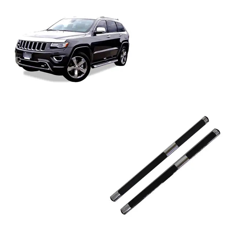 Black Horse Mirror Polish Finish Nerf Bar 9B080203Ssov - 2011-2019 Jeep Grand Cherokee Side