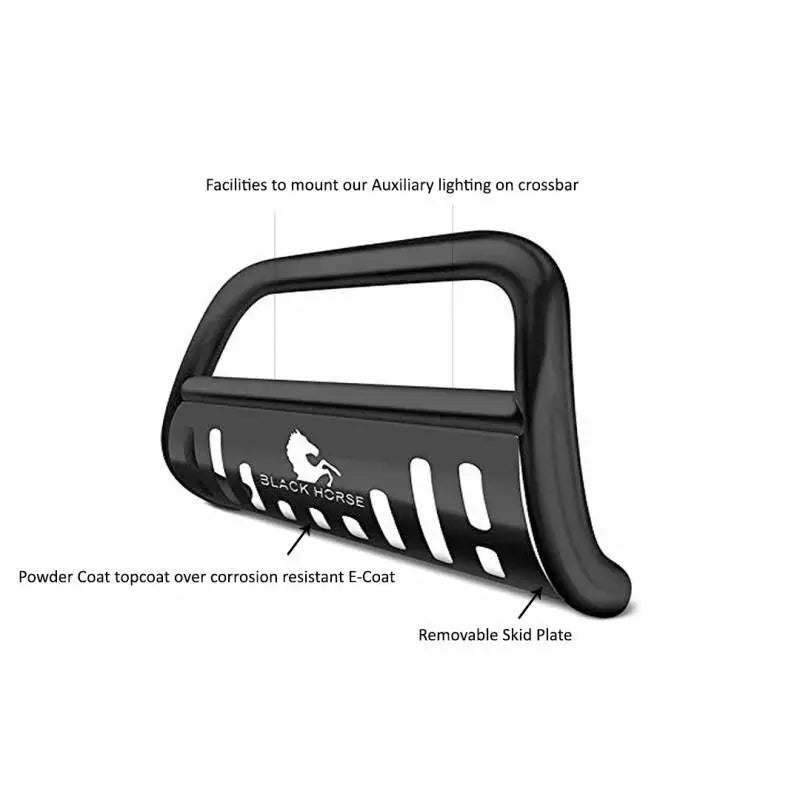 Black Horse No Drilling Required Bull Bar BB037415A-SP - 2019-2019 Gmc Sierra BAR-Bull