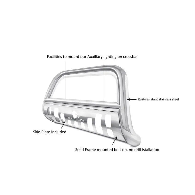 Black Horse No Drilling Required Bull Bar CBS-TYF5007SP - 2001 Toyota