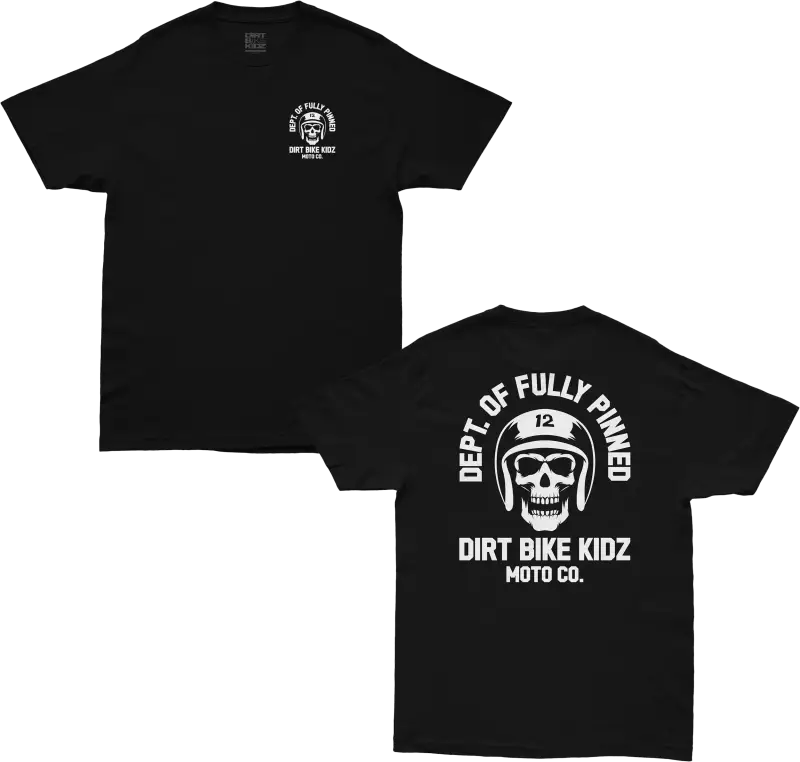 Fully Pinned Tee Black 2x - DBK