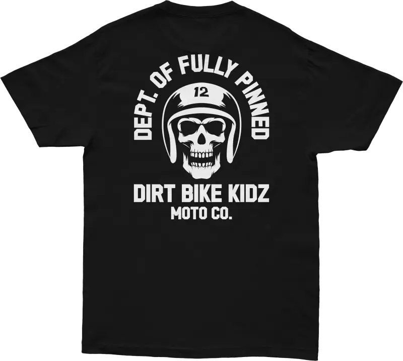 Fully Pinned Tee Black 2x - DBK