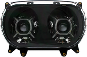 Road Glide Headlights `15 22 Black - CYRON