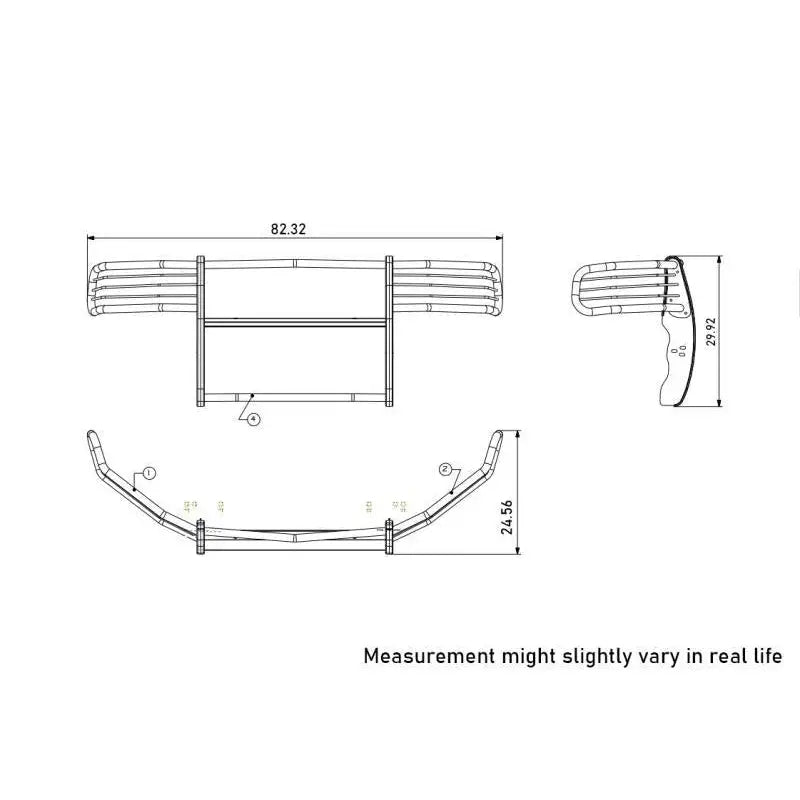 Black Horse 17DG105MA Grille Guard