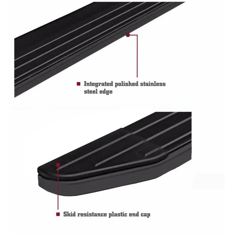 Black Horse All Necessary Hardware Included Running Board PR-J572BK - Peerless Boards