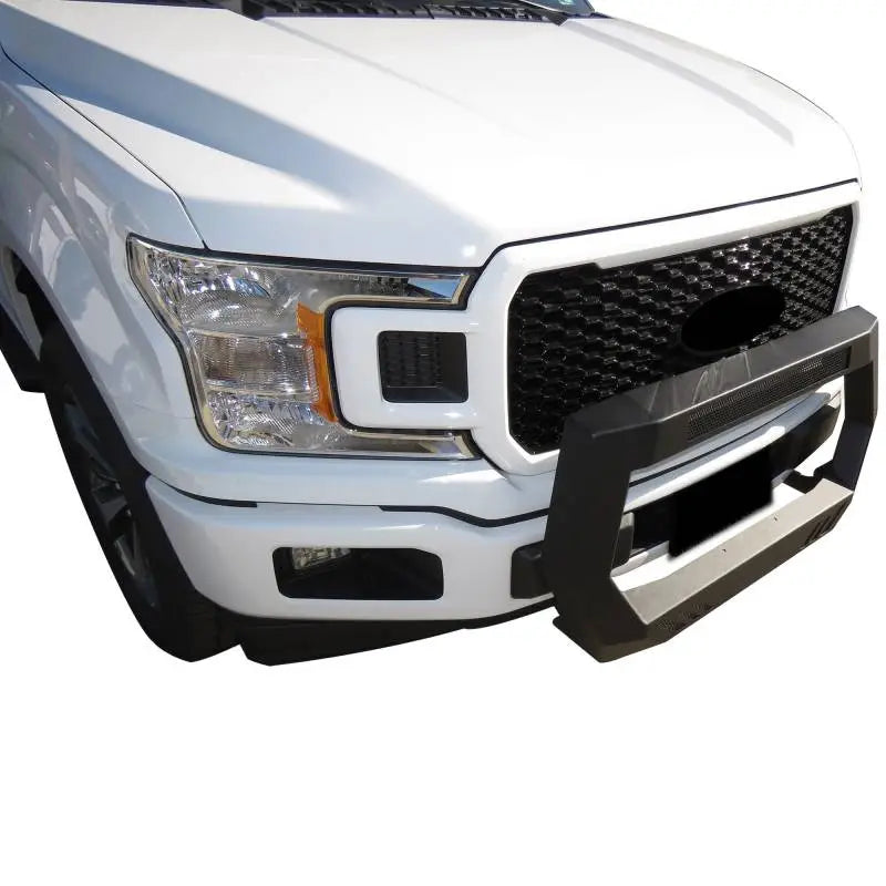 Black Horse Comes With License Plate Relocator Bull Bar Roff104 - Matte Black Rover