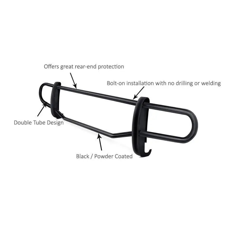 Black Horse Might Interfere With Rear Sensors Bumper Guard 8HO5A - 2009-2015 Pilot