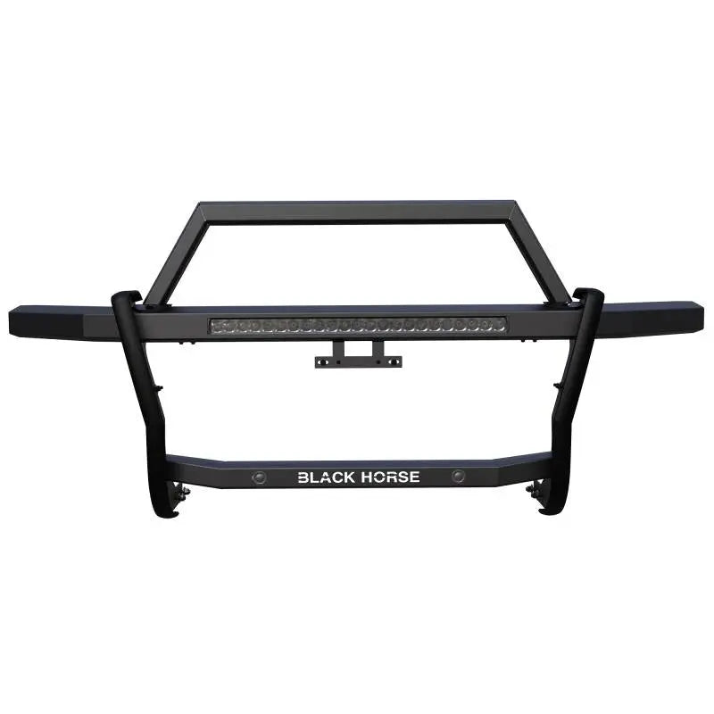 Black Horse Patented Design Grille Guard RAG1R03-K1 - Black Rambler Kit