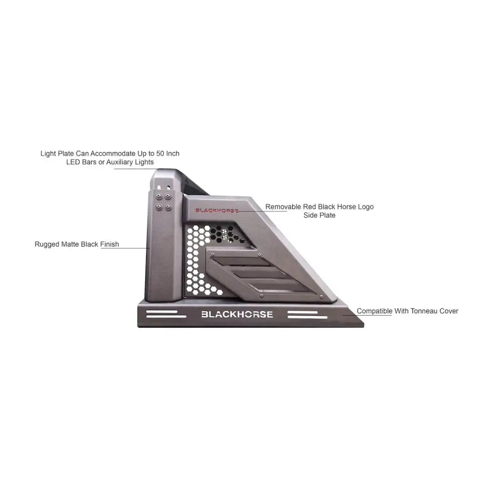 Black Horse Patented Design Truck Bed Bar AR2-07B - Armour Roll
