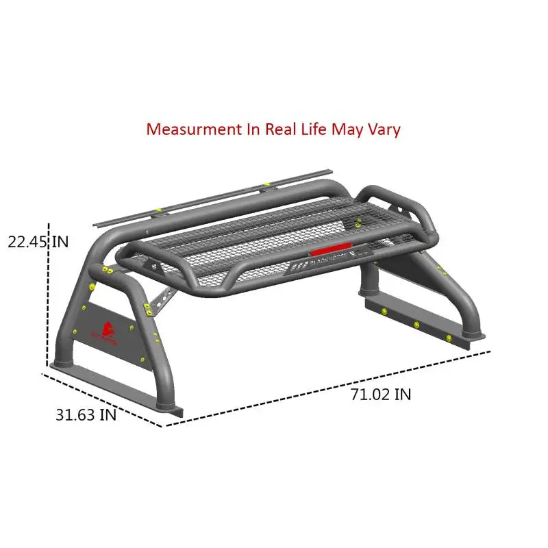 Black Horse RB-BA1B-KIT Truck Bed Bar