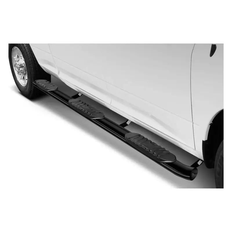 Black Horse Rocker Panel Mount Nerf Bar - Truck Wheel To Wheel GMBK-NL-19 - Extreme Wheel-TO-Wheel Side Steps