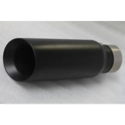 Black Horse Rust And Corrosion Proof Material Exhaust Tail Pipe Tip MT-RR03BK - Universal Muffler TIP-Muffler