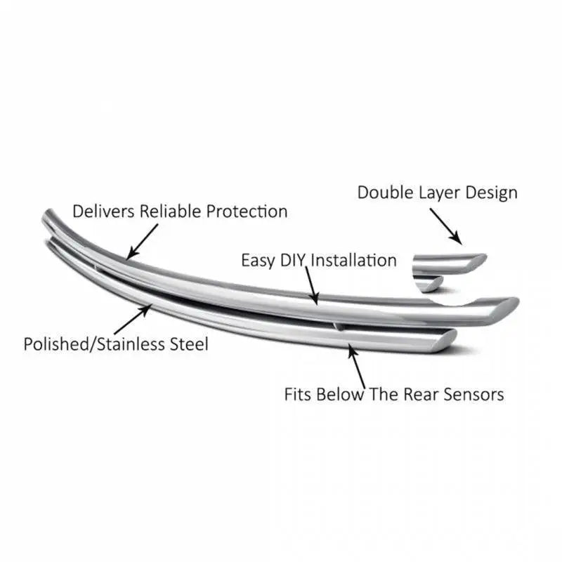 Black Horse Rust-Free And Corrosion-Resistant Bumper Guard CRDL-HY301S - Rear