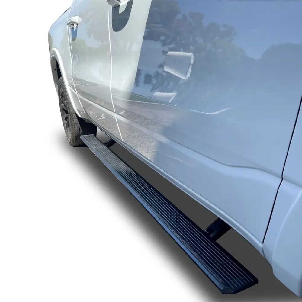 Black Horse Textured Ant-Slip Step Surface Running Board PW85 - 85 Elite Retractable Power