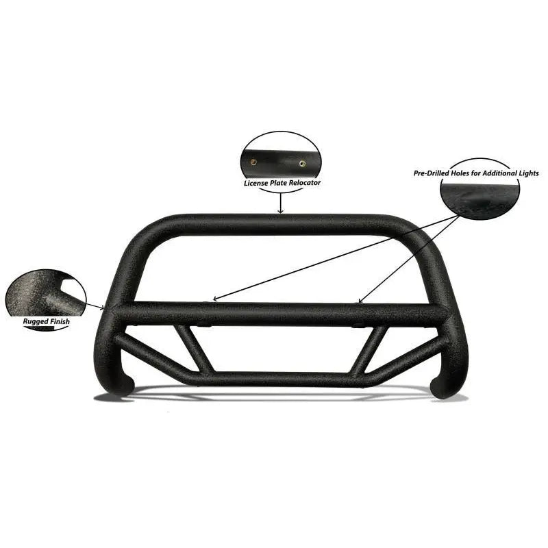 Black Horse Tough Frame Mounted Bull Bar MBT-MR1103 - Max