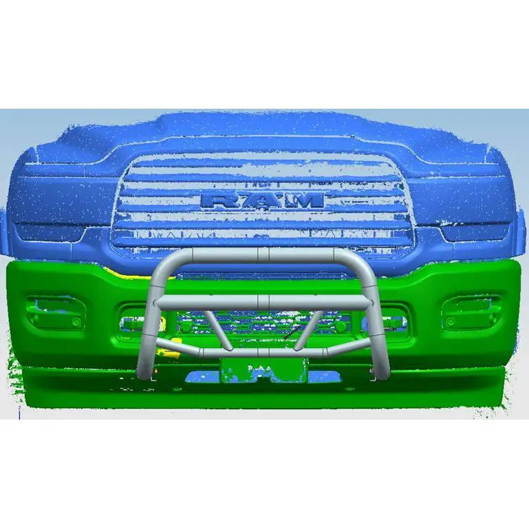 Black Horse Tough Frame Mounted Bull Bar MBT-MT0212 - Max