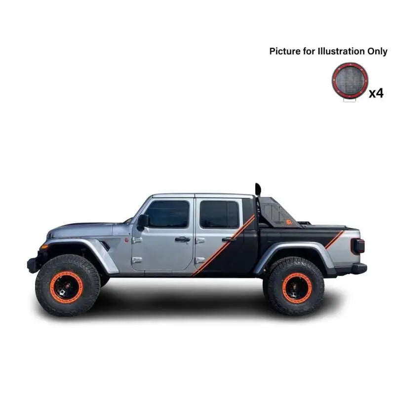 Black Horse Virb09B-PLFR Truck Bed Bar