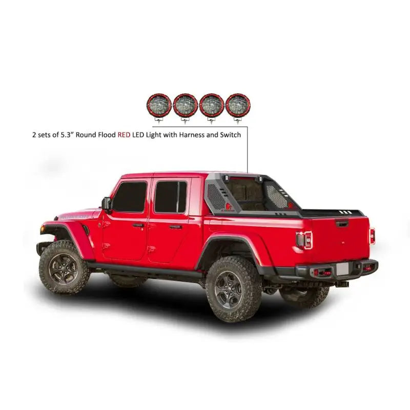 Black Horse Virb09B-PLFR Truck Bed Bar