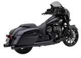 4" Nh Dual Cut Slip Ons Black Indian Gen 1 Bag - COBRA
