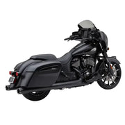 4" Nh Dual Cut Slip Ons Black Indian Gen 1 Bag - COBRA