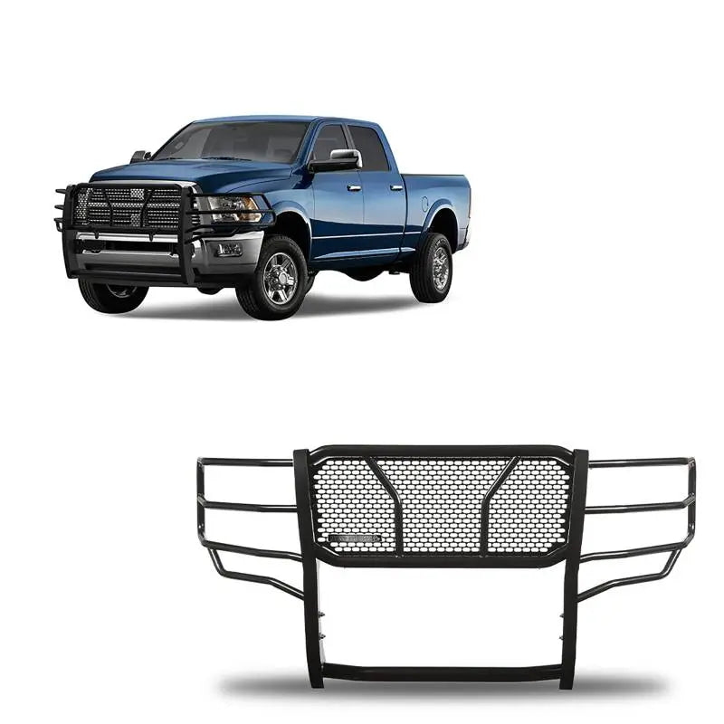 Black Horse Bolt On Mounting Grille Guard RU-Dora10-B - 2010-2019 Ram 2500 Guard-RUG
