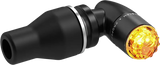 Light Unit Turn Signal With Holder Black Pair - RIZOMA