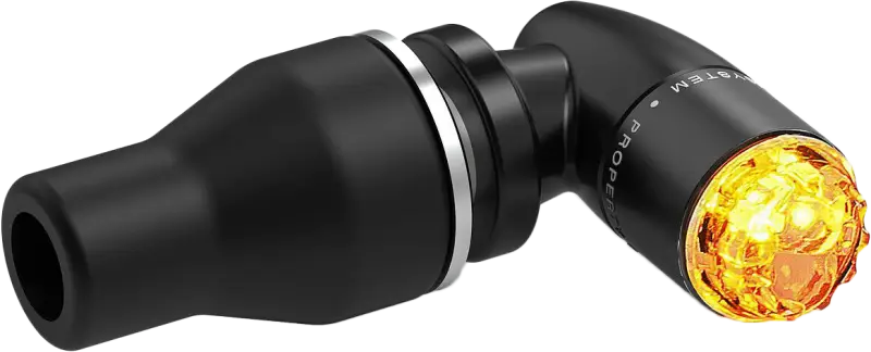 Light Unit Turn Signal With Holder Black Pair - RIZOMA