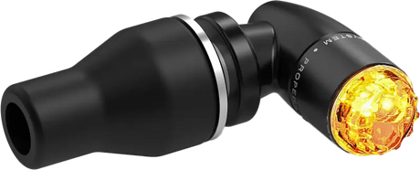Light Unit Turn Signal With Holder Black Pair - RIZOMA
