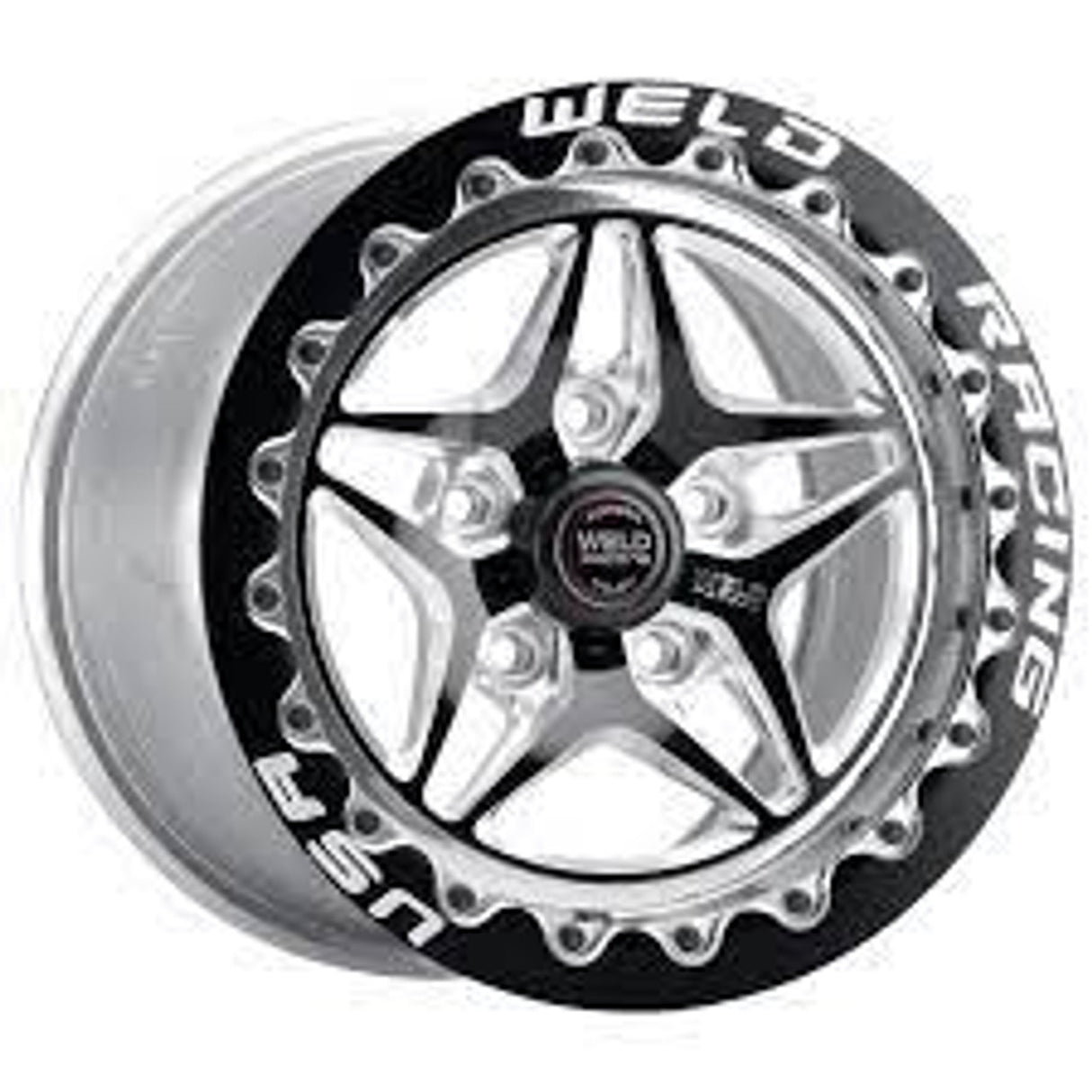 Weld S81 17x10 / 5x4.75 BP/ 7.2in. BS (43mm Offset) Black Wheel 3.18 ID (High Pad) - Single Beadlock - 81HB7100N72F