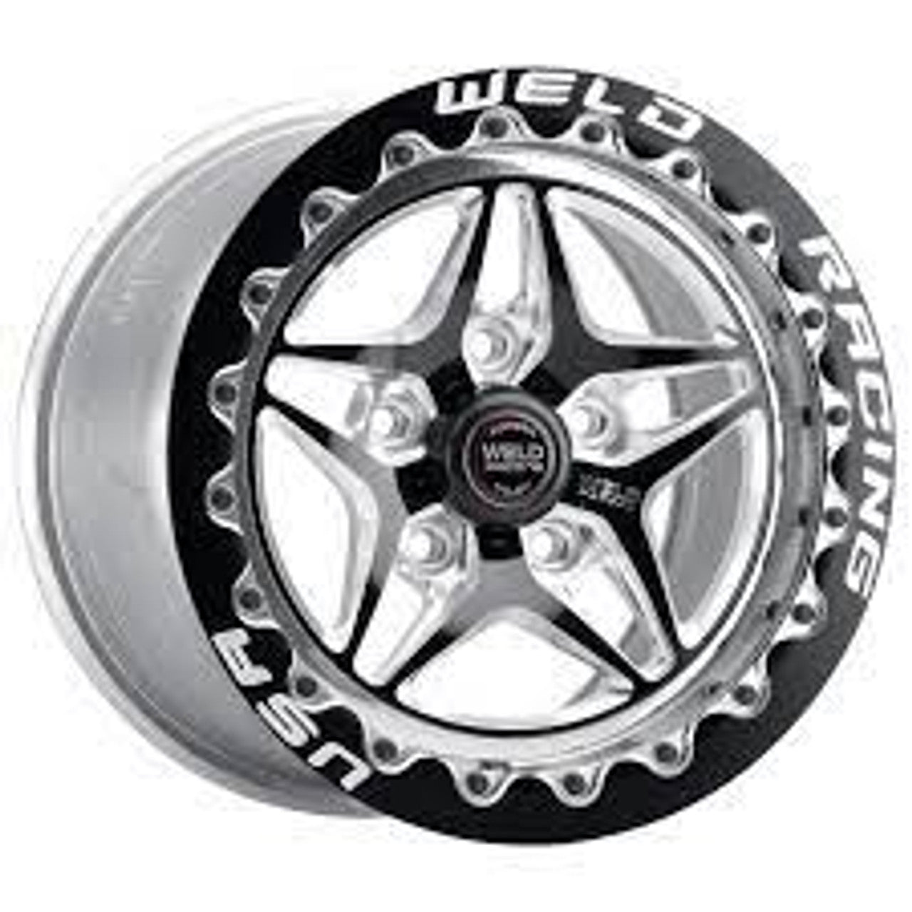 Weld S81 17x10 / 5x4.75 BP/ 7.2in. BS (43mm Offset) Black Wheel 3.18 ID (High Pad) - Single Beadlock - 81HB7100N72F