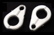 BLC-1 Brake Line Clamp 3/4"Arm X 5/16"Line (Silver) 