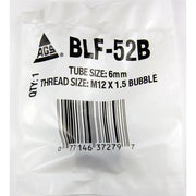 Packaged tube fitting for BLF-52B AGS 6mm with M12 X 1.5 thread