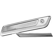 BLI14-SBC Speed Ball Saddlebag Latch Inserts Chrome