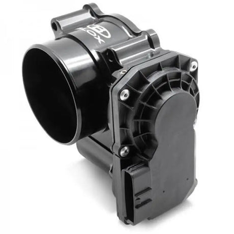 Black 70mm billet throttle body for Subaru BRZ, Toyota 86, and Scion FR-S upgrades