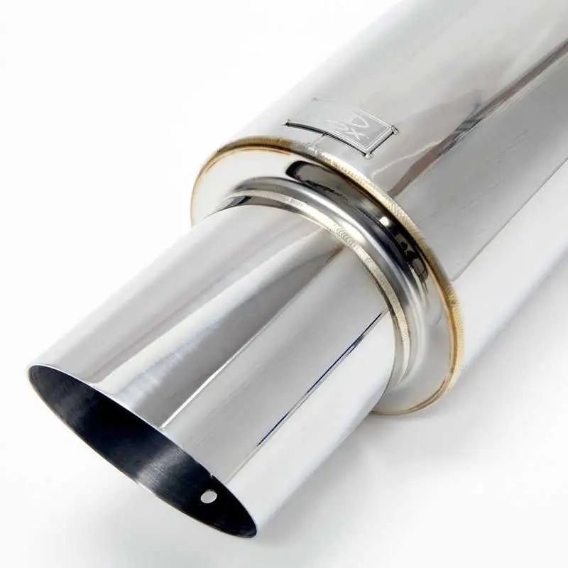 BLOX Racing BLOX Racing 60.5mm Street Muffler - Angled Tip
