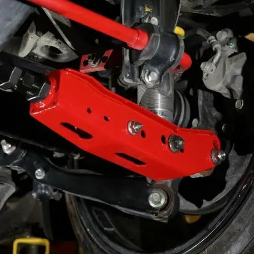 BLOX Racing BXSS-50010-RD BLOX Racing Rear Lower Control Arms - Red (2013+ Subaru BRZ/Toyota 86 / 2008+ Subaru WRX/STI)