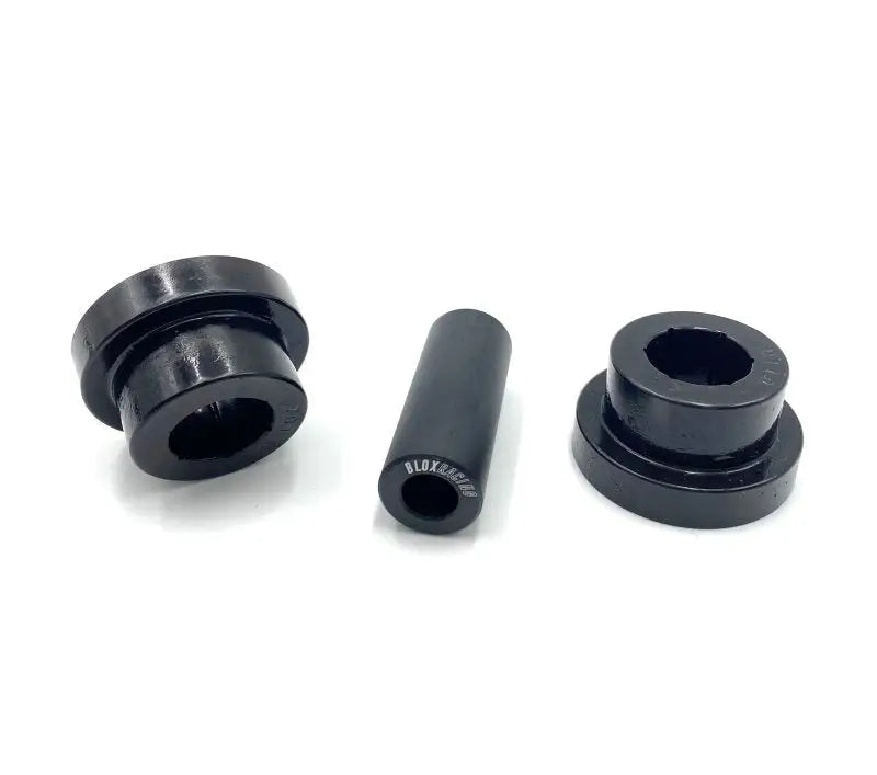 Black metal bushings and sleeve for BLOX Racing Replacement Polyurethane Bushing EK/DC