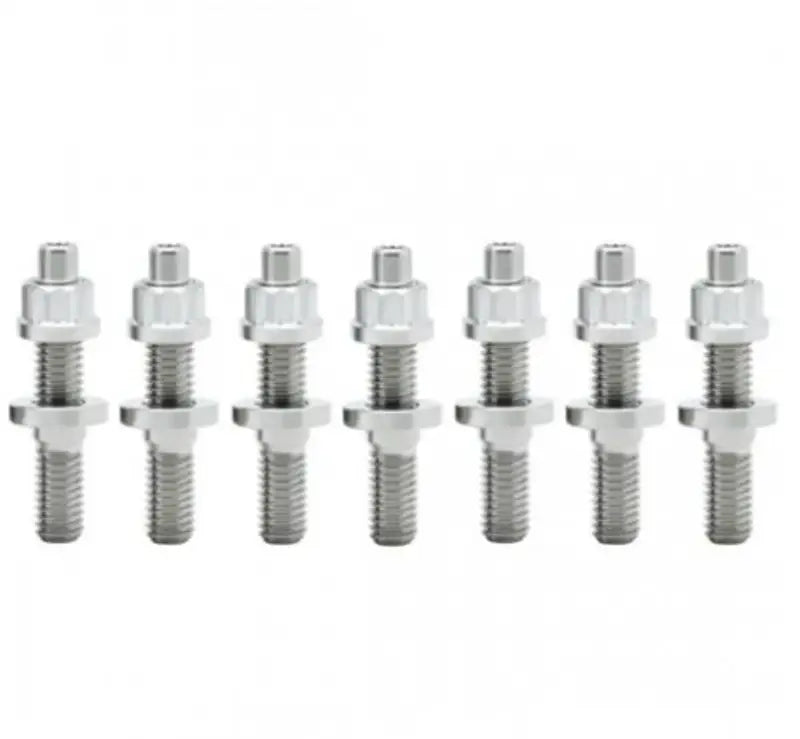 BLOX Racing SUS303 Stainless Steel Exhaust Manifold Stud Kit M8 x 1.25mm 45mm in Length - 7-piece - Truck & Automotive