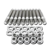 BLOX Racing BXFL-00308-8 BLOX Racing SUS303 Stainless Steel Intake Manifold Stud Kit M8 x 1.25mm 55mm in Length - 8-piece