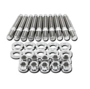 BLOX Racing SUS303 Stainless Steel Intake Manifold Stud Kit M8 x 1.25mm 55mm in Length - 8-piece - Truck & Automotive