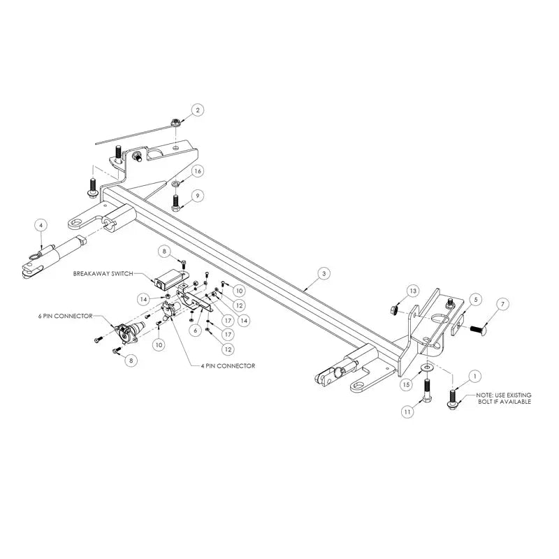 Blue OX Custom Designed For Each Vehicle Vehicle Baseplate BX2423 - Bsplt 25 Ram 1500 Rebel