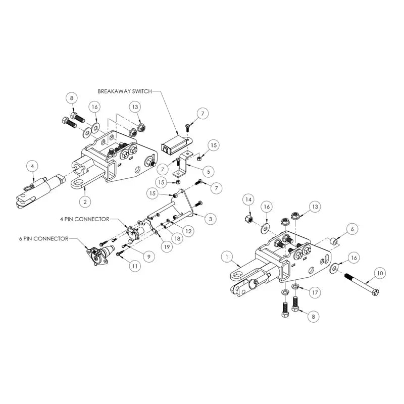 Blue OX Custom Designed For Each Vehicle Vehicle Baseplate BX1769 - Bsplt 25 Chevy Suburban Tahoe Z71