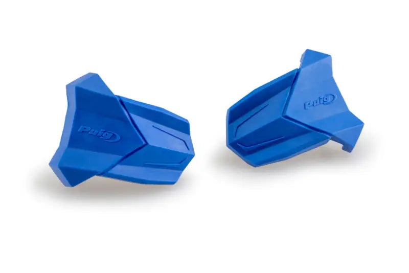 Rubber End Replacement Frame Slider R19 Pair Blue - PUIG
