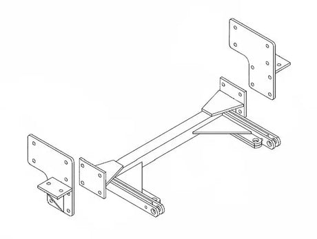 Blue Ox BX1639 Base Plate for GMC 2500 Van Compatibility - Blue Ox