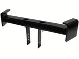 Black metal bumper with mounting brackets for Blue Ox BXW4023 SwayPro Hitch accessory